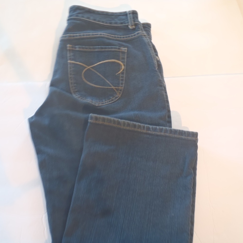 Womens CHICO'S PLATNUM DENIM Jeans Sz10